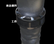 发动机缸体去毛刺，磨料直接喷射发动机缸体