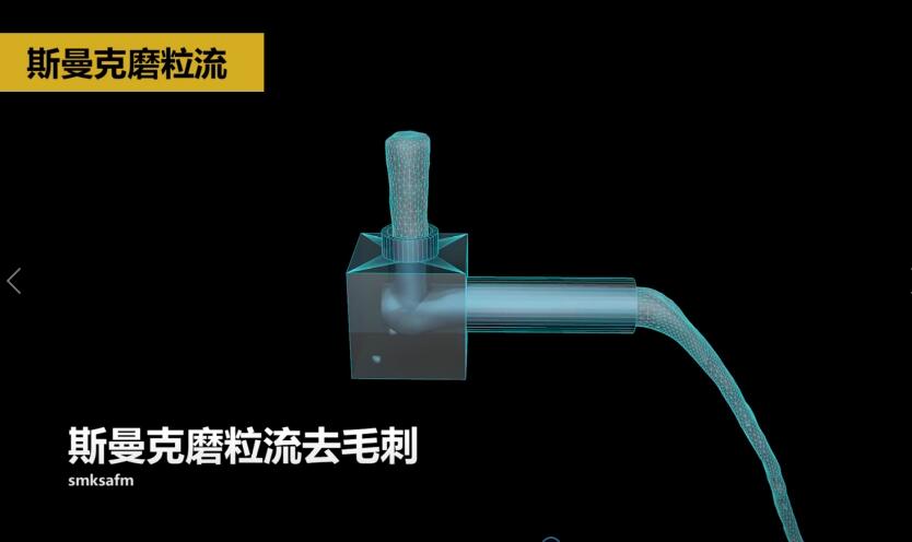 内孔去毛刺，当然用磨粒流??！